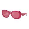 Solid Design Irregular Shape Sunglasses Women Sunglasses Pink CR609MAG