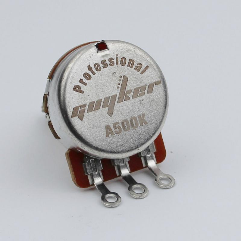 1 Piece Guyker A250K Brass Split Shaft Potentiometer For Electric Guitar Bass