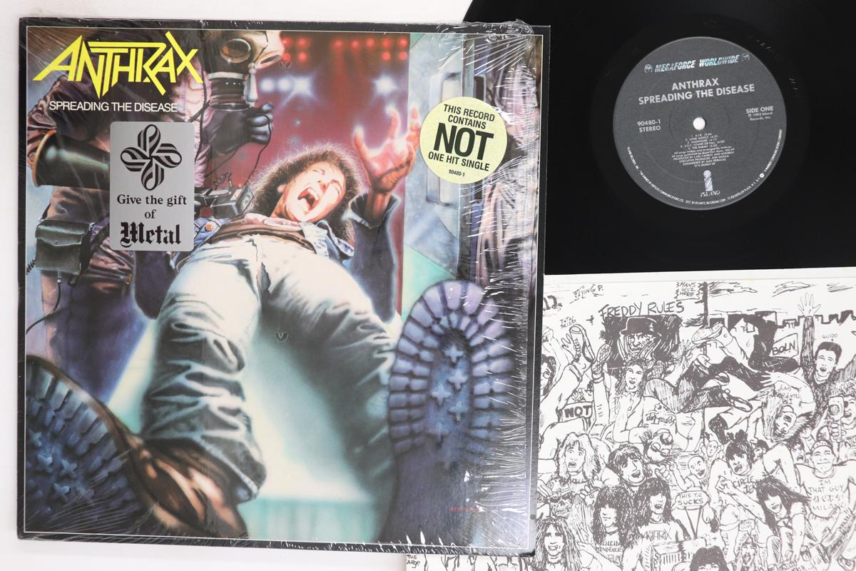 

Виниловая пластинка ANTHRAX Spreading The Disease 904801 MEGAFORCE 1985 US Metal Б/у