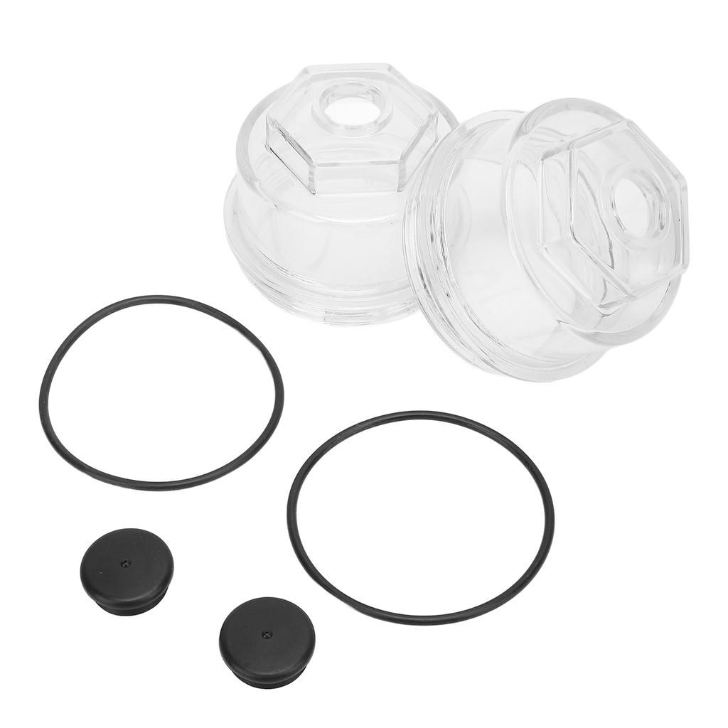 2pcs 3 3 4 Inch Oil Bath Dust Caps 12011 1 Trailer Axle Oil Cap Kit for Rockwell Axles 9 16K 3.75in 8 Threads