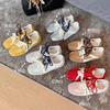 Cowhide Version Su Yinyin, the Same 5cm Inner Height Increase, Color Matching, Versatile Casual Sports Shoes, German Training Shoes, Women's Forrest G