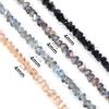 120pcs/lot 4mm Triangular Crystal Glass Beads Loose Beads Spacer Beads For Jewelry Making DIY Bracelet Necklace Accessories