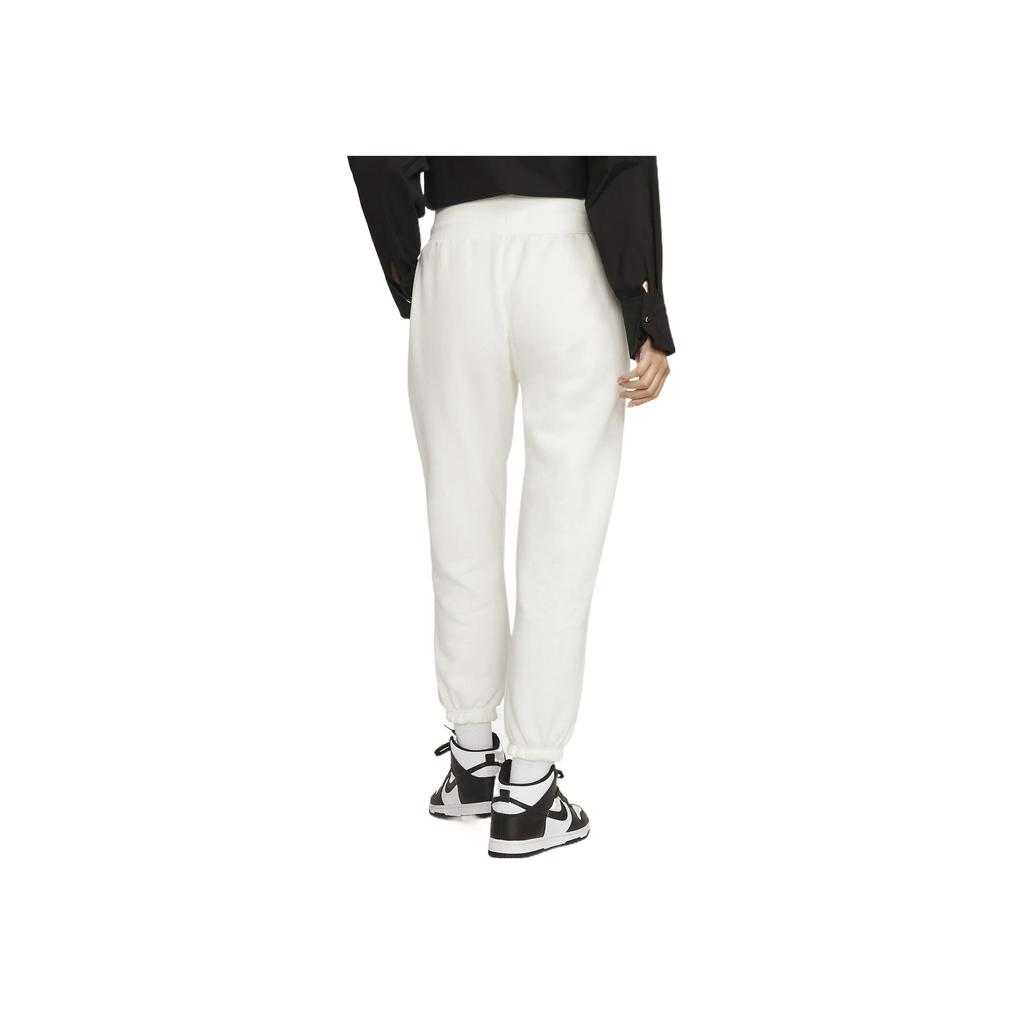 Nike High-Waisted Oversized Joggers With Fleece Lining Women Bottoms White DQ5888-133
