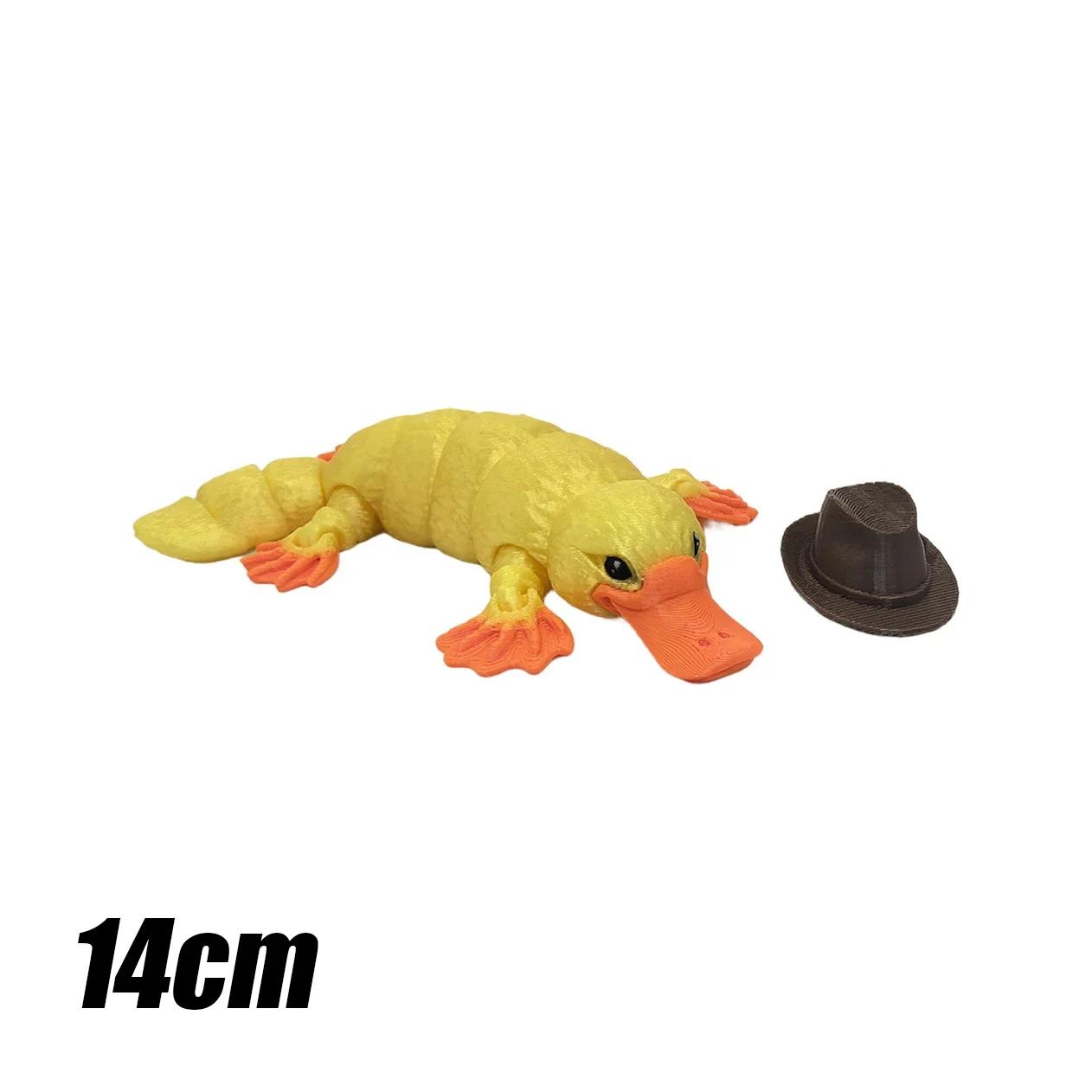 

NEW High Quality 3D Printed Articulated Platypus Figurine Living Room Decoration Multi-joint Movable for Funny Kids Toy Gifts