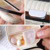 Compact Waterproof 7-Day Pill Box with Three Daily Compartments