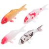 4pcs Mini Simulated Koi Fish Micro Landscape Goldfish Ornamental Fish Landscaping Ornaments For Aquarium Home Decorations