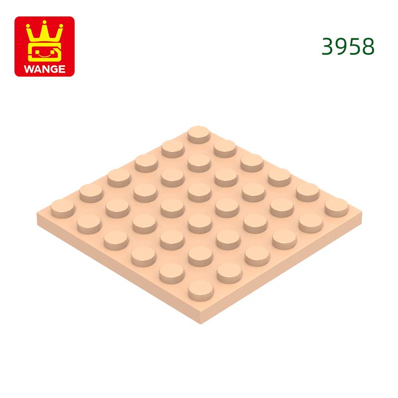 

20Pcs/lot 3958 Thin 6x6 Dots Bottom Plate Building Block Moc Color Accessories Compatible with Brick DIY Children s Toy about20pcs
