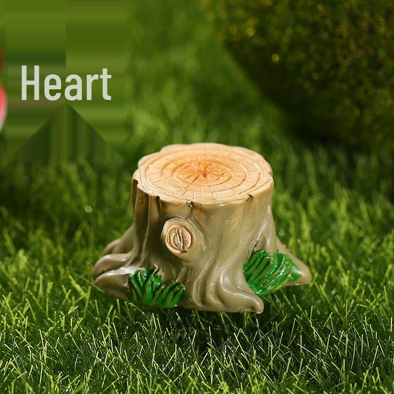 ZAKKA Creative Resin Tree Stumps for Moss Micro Landscaping Ornaments