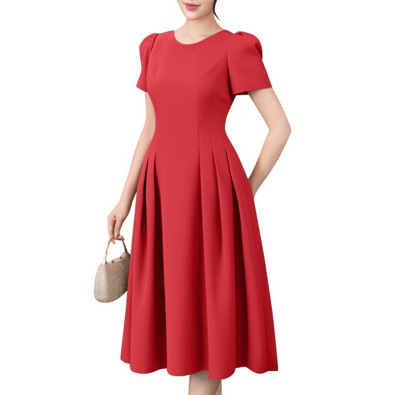 

ZANZEA Женское повседневное летнее платье с круглым вырезом и коротким рукавом 4XL