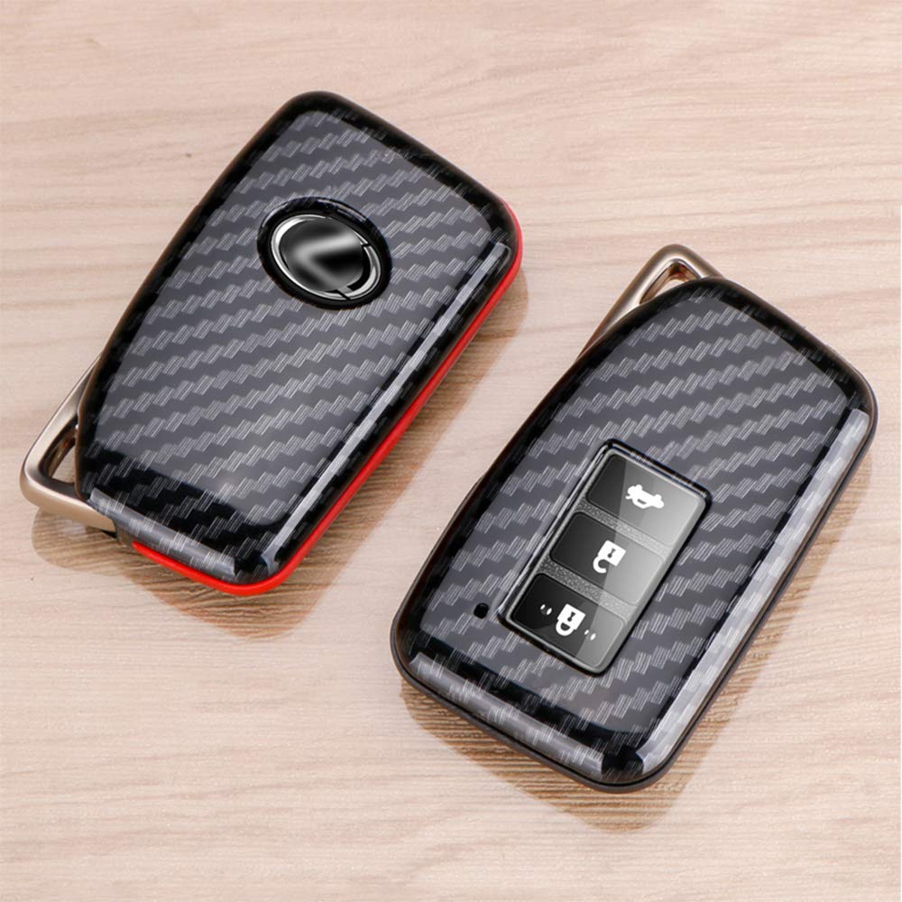 Husa inteligentă pentru cheie ONTTO Lexus, Husă pentru cheie, Elegantă, Texturată, De înaltă calitate, Suport pentru cheie, Rezistentă la pete, Rezistentă la zgârieturi,