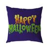 Funda de Almohada de Lino de Halloween Impresión Digital Decoración Festival de Halloween Almohada para Sofá