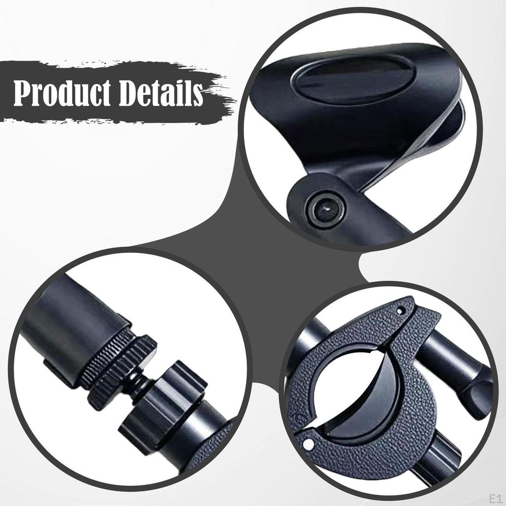 Clamp Mount Adjustable Cornet Attachment Mic Clip Holder Support for Podcasting Trombone Practice