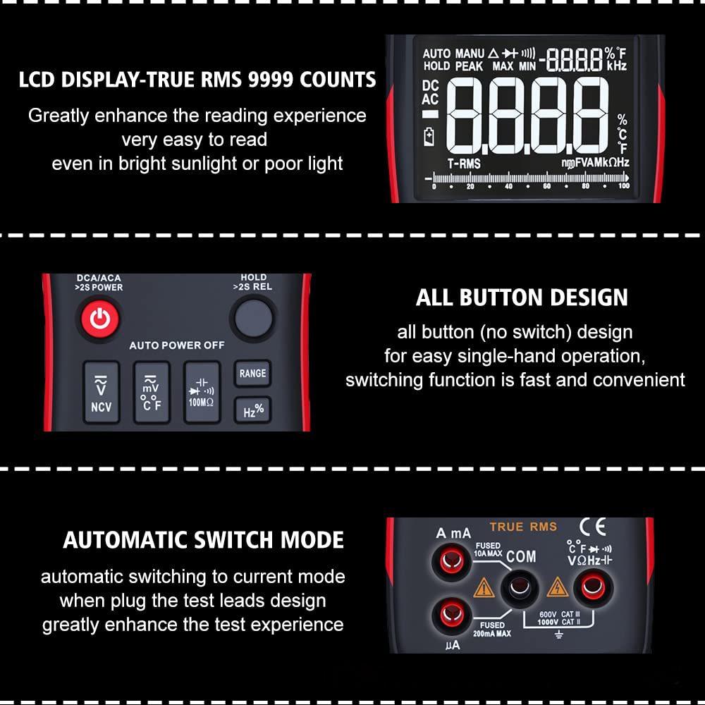 ZOYI ZT-X Multimeter High-precision Automatic Multimeter Multi-function Electrical Multimeter