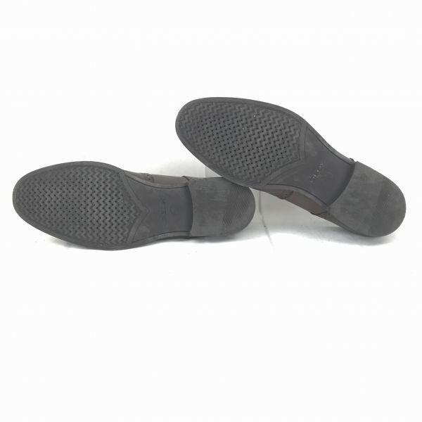 GEOX Leather Wingtip Shoes [26.0/Dark Brown] Dress Shoes(USED)