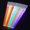 1 Pair Led Lightsaber Luminous Chopsticks Detachable Washable Reusable Free Tableware For Kitchen Dinner