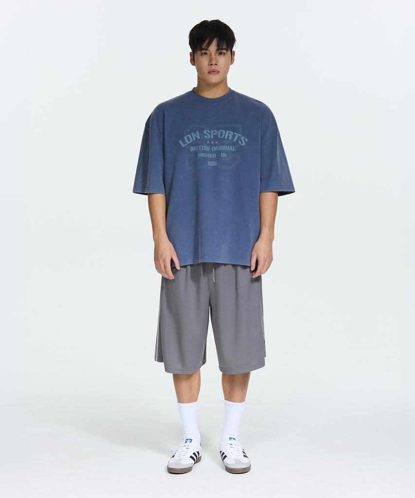 Michikoleondeonseupocheu Ldn Vintage Pigment Short Sleeve T-Shirt Vintage Blue