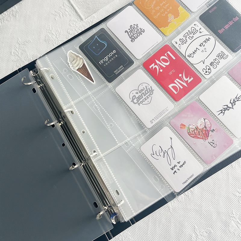 5/6/7/8/13/15 Grids Photocard Holder 1set Kpop Photo Albums Idol Card Collect Book Binding Machine Binder Photocard