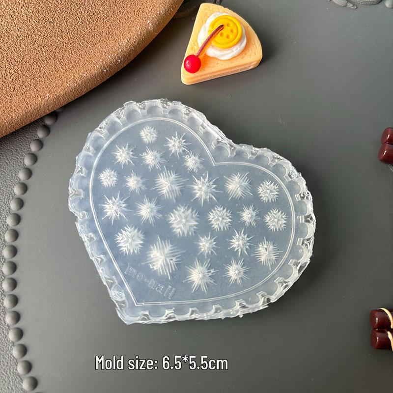 Stampi per Unghie Artistiche 3D in Alta Trasparenza - Design Orsetto, Fiocco, Bouquet