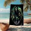 Ultra-Soft Beach Towel with Halloween horror Theme,Ideal for Pool - Camping, Diving - Perfect Travel Essential, Vibrant Beach Towel.