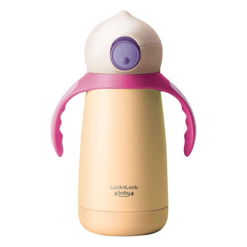 LOCK&LOCK Big Eye Kids Insulated Straw Water Bottle