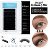 Lash Extension Kit for Beginners Lash Mannequin Head Replaced Eyelids False Eyelashes (Black Cotton Stalk) Practice Strips USB
