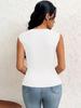 Women's European & American Style Elegant One-Shoulder Slim T-Shirt - Spring/Summer 2026 Collection