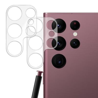 2 Tempered Glass Rear Camera for Samsung Galaxy S22 Ultra - E.F.CONNECTION - Transparent - Tempered Glass