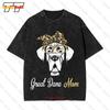 Great Dane Mom Vintage Oversized Tshirt X7qm
