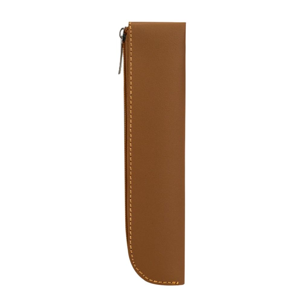 

Чохол для ручок із PU шкіри, тримач для ручок великої ємності, легкі сумки для олівців з PU, канцелярське приладдя коричневий