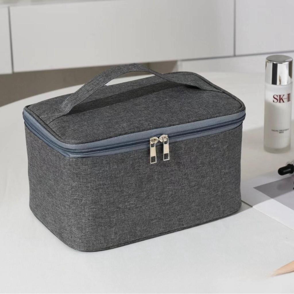 3-Month Money-Back Guarantee: Minimalist Large-Capacity Handheld Toiletry & Makeup Bag for Skincare Products