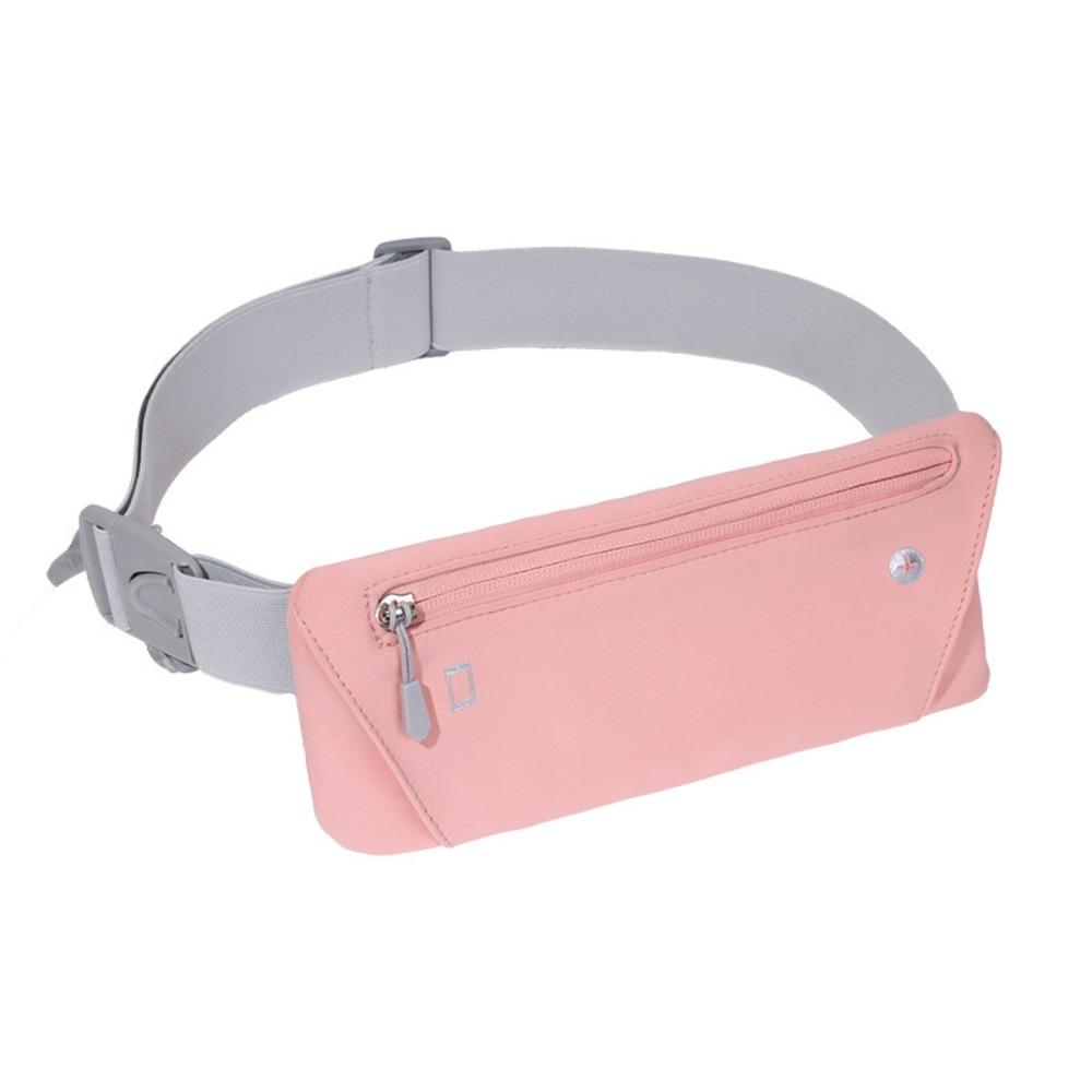 

Высокоэластичная спортивная мобильная поясная сумка Ультратонкая спортивная сумка для телефона Поясная сумка для бега Мужчины Женщины розовый