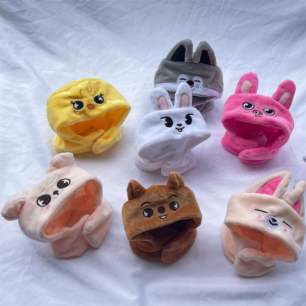 Stray Kids Lightstick Cover Plush SKZOO Cartoon Shape Light Stick Covers (Wolf Chan)