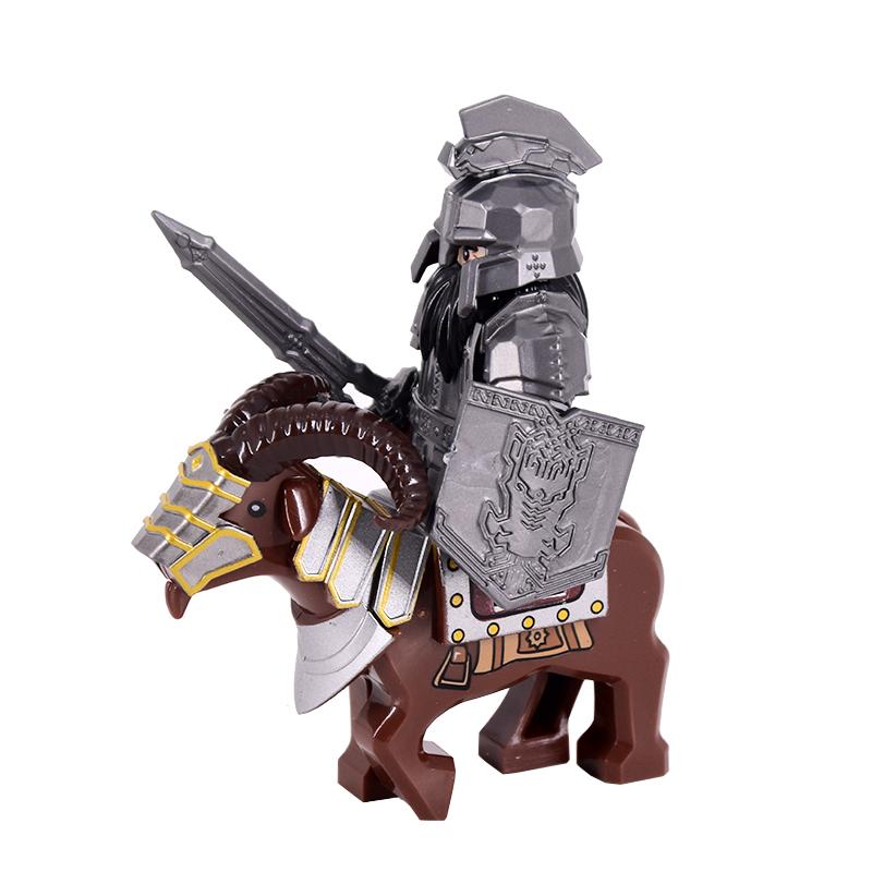 Das Wildschwein Ziegenmontur Tiere Filmmonster Zwergenkrieger Eisener Fuß Däne Anführer der Zwerge Bausteine Spielzeug Für Kinder