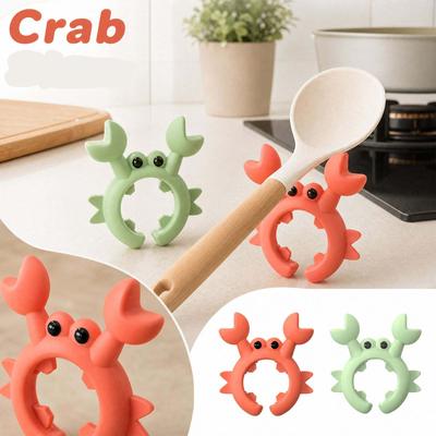 Silicone Spatula Holder for Kitchen Counter, Utensil Rest for Cooking and Baking