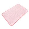 Coral Velvet Floor Mat, with Pebble Pattern Bathroom Carpet, Absorbent Non-Slip Door Mat for Bathroom Entryway Kitchen