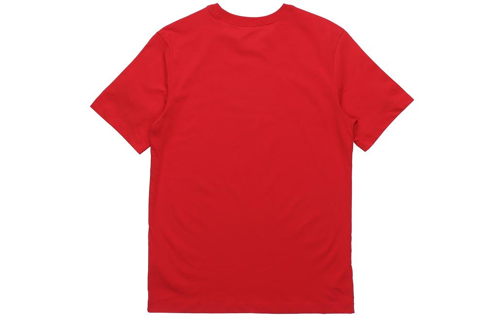 Nike T Shirts Men's Red Crew Neck Moderate Straight Fit CZ3575-650