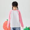 Xiaoyinman Girls' Strawberry Print Long-Sleeve T-Shirt