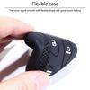 Silikon Auto Schlüsselhülle Langlebige Schutzhülle Passend für Hyundai Sonata Ioniq 6 Grandeur GN7 Azera Ovaler Fernbedienungsschlüssel