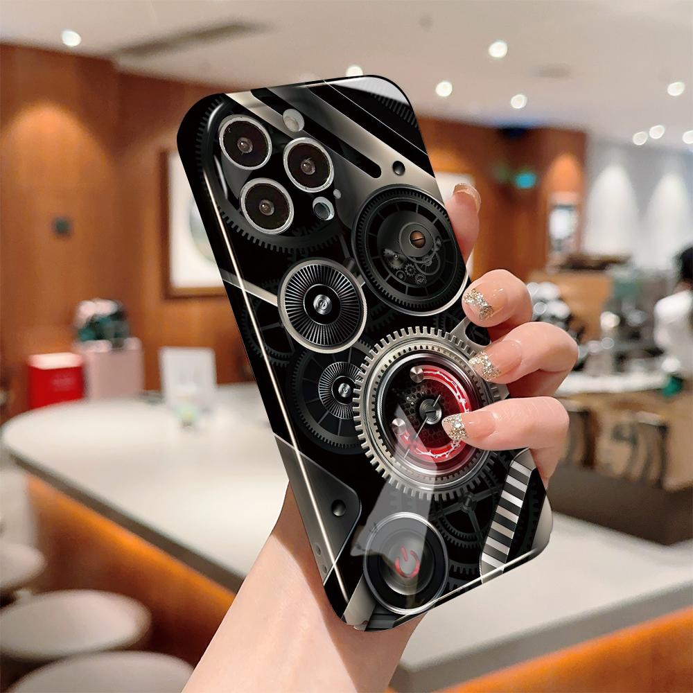 Husă de telefon cu film all-inclusive, design de modă desen animat, carcasă dură cu acoperire completă, husă cu protecție pentru cameră pentru OPPO A60 A96 Reno12 Realme C53 C75