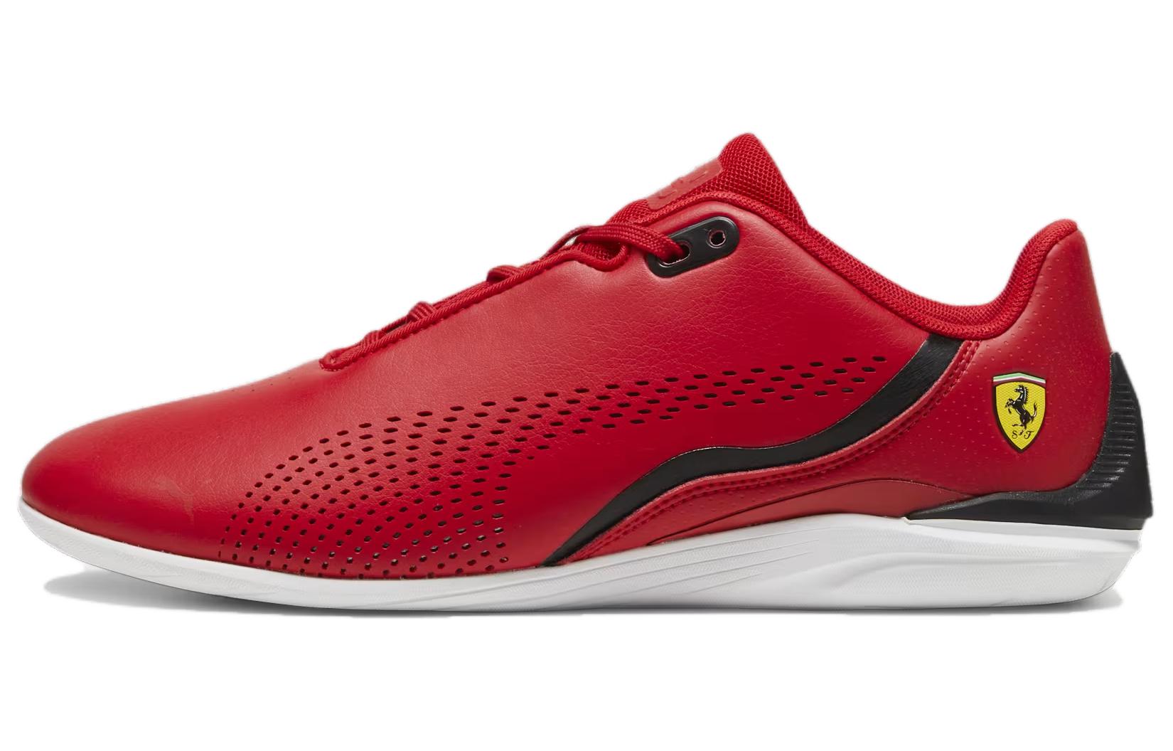 PUMA MAPF1 Drift Cat Decima Scuderia Ferrari Cushioning, Wear Resistant Low top Training Shoes Men s Red 307193-10 40.5