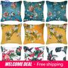 Pflaumenblüten Kissen Flamingo Vogel Kirschkissen Heim Stuhl Sofa Dekoration Gelber Kissenbezug