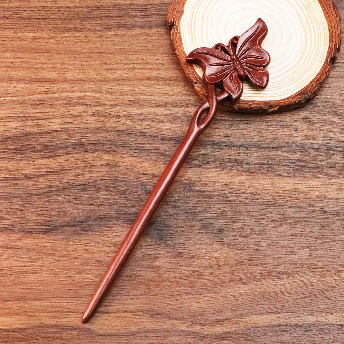 

Винтажная золотая шелковая заколка для волос в виде кошки и бабочки в древнекитайском стиле