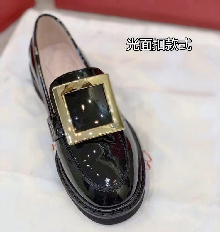 

Модная женская обувь, балетки с металлической пряжкой из кристаллов, оксфорды из лакированной кожи для женщин 2025, дерби со стразами для знаменитостей, слипоны, блестящие лоферы 5