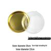 SUNWRAP Disposable Golden Sushi Round Takeaway Box
