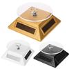 Solar Powered For 360 Degree Rotating Display Stand for Jewelry Watches Mobile Phones and Products with Turntable Base
