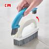 Plastic Floor Brush For Bathroom And Gap Cleaning With Bristles Sturdy