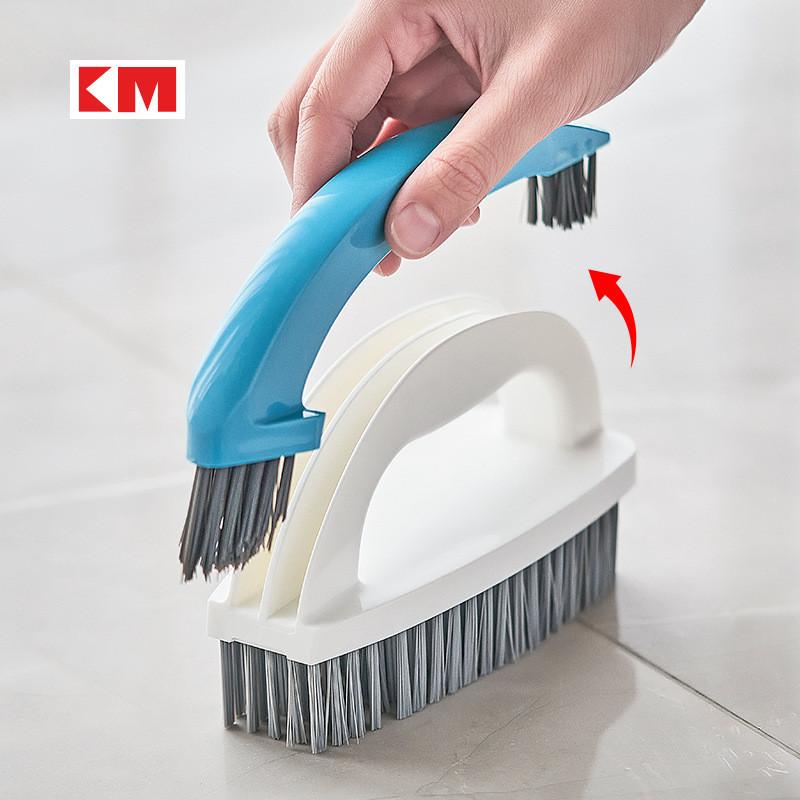 Plastic Floor Brush For Bathroom And Gap Cleaning With Bristles Sturdy