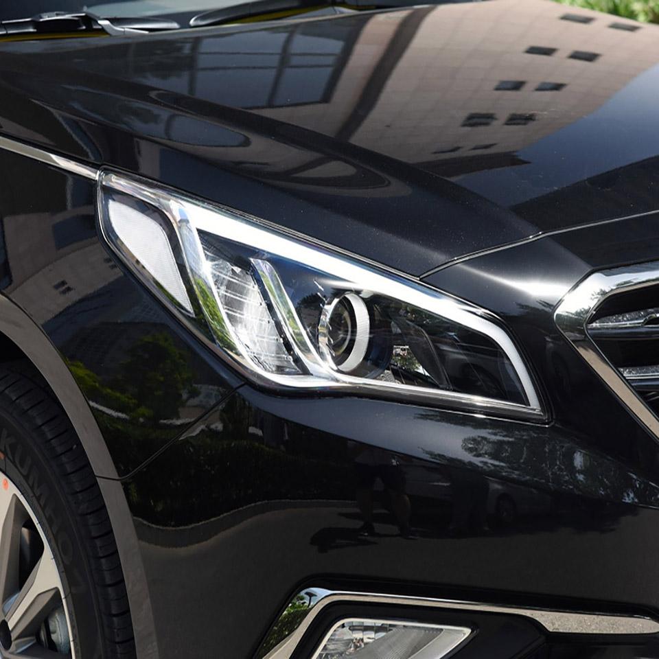 Headlight Cover Headlamp Shell Transparent Lampshade Case Plexiglass Replace Original Lens For Hyundai Sonata 2015 2016 2017