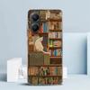 Read Books Illustration Reading Soft Cover for Xiaomi Poco F7 Ultra X7 X6 X5 Pro M7 Phone Case Redmi 15 15C 13 13C 12 12C 10 10C
