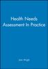 Kniha Health Needs Assessment In Practice